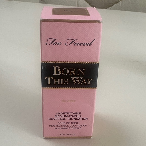 🆕 TOO FACED Born This Way Undetectable Medium Coverage Foundation MAPLE NIB - Picture 7 of 9